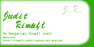 judit rimpfl business card
